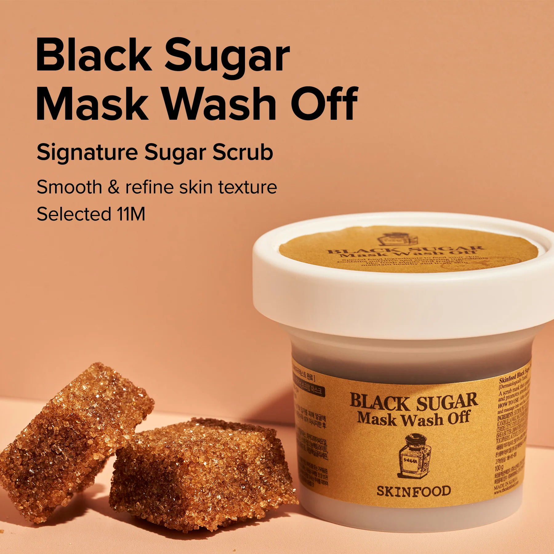 Skin Food Black Sugar Mask Wash Off 120G